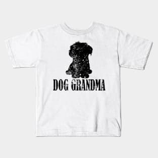 Maltese Dog Grandma Kids T-Shirt